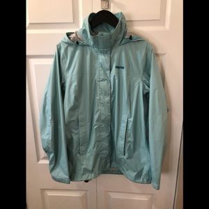 Marmot Precip Rain jacket with hood, size XL.